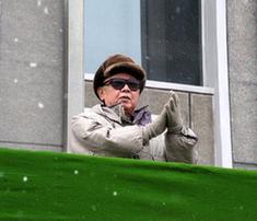 Kim Jong Il, top leader of the Democratic People&apos;s Republic of Korea (DPRK), attends a mass meeting at the February 8 vinalon production complex in North Hamgyong province, DPRK, on March 6, 2010, in this picture released by DPRK&apos;s official news agency KCNA on March 7, 2010. [Xinhua]