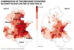 Snow cooling drought worries in some areas