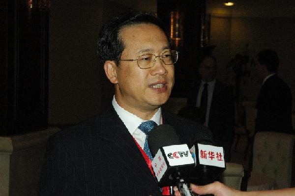 China's Assistant Foreign Minister Ma Zhaoxu speaks during an interview by Xinhua News Agency in Baghdad, May 24, 2012. Iran and six world powers known as P5+1 agreed Thursday to meet in mid June in Moscow for a new round of talks to resolve the nuclear dispute after two days of discussions in Baghdad. [Wang Hongbin/Xinhua]